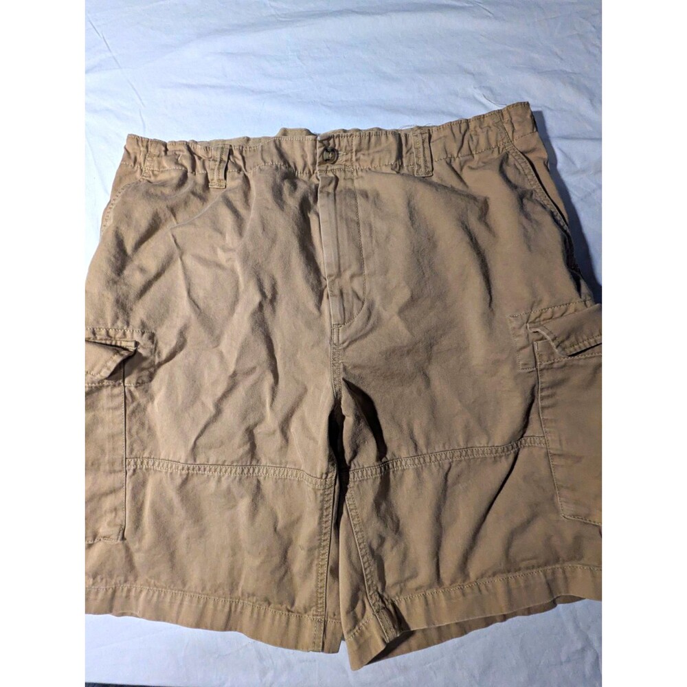 Polo Ralph Lauren Men's Beige Cargo Shorts Relaxed Flat Front Button Pockets